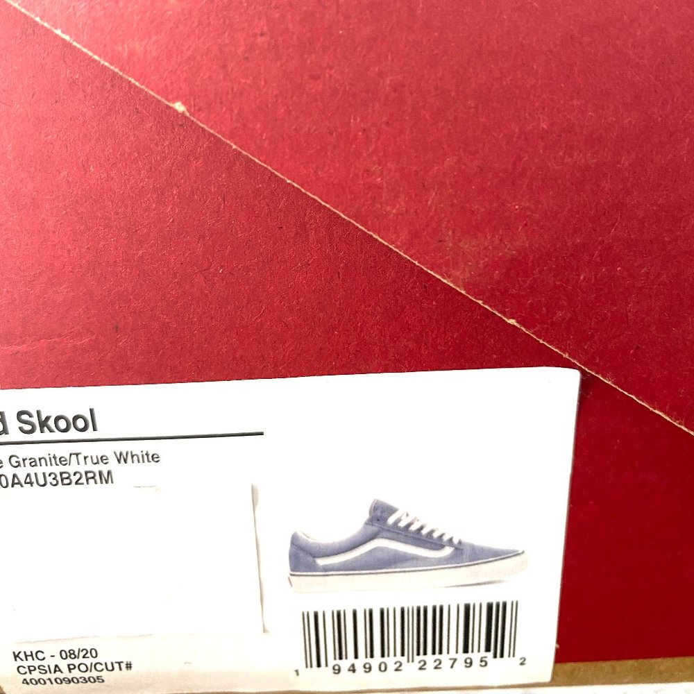 VANS  Old Skool Granite Blue Suede Women's - Picture 9 of 9